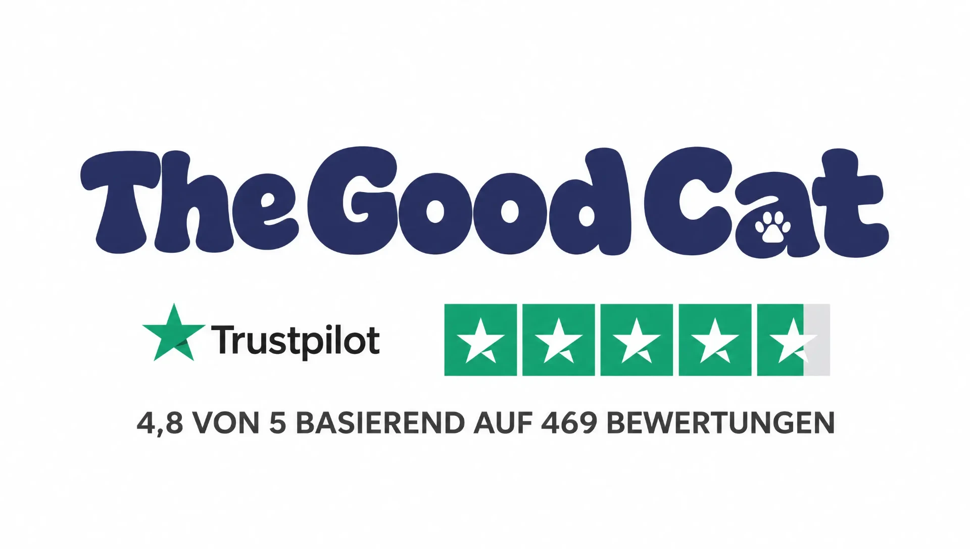 The Good Cat: 4,8 von 5 basierend auf 469 Bewertungen